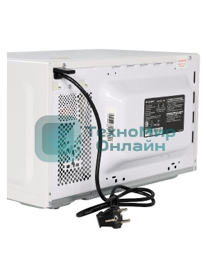 Микроволновая печь Oursson MM2013B/WH белый, 20 л, 700 Вт, переключатели - поворотный механизм