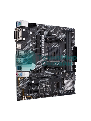 Материнская плата ASUS PRIME A520M-E/CSM, AM4, AMD A520, 2xDDR4, 4xSATA, 1xM.2, 1xPCIe 3.0 x16, 2xPCIe x1, 1xDVI-D, 1xHDMI, 1xVGA, 1x 1Gb LAN, 1xUSB-A 3.2 Gen 2, 2xUSB-A 2.0, 4xUSB-A 3.2 Gen 1, 3x3.5 мм, 7.1, mATX