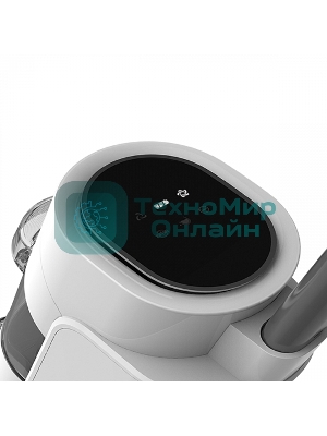 Пылесос вертикальный BQ VCA1001W белый/черный, питание от аккумулятора, 27 Вт, уборка влажная/сухая, пылесборник 0.7 л, работа от АКБ max 30 мин