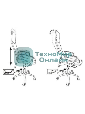 Кресло Бюрократ CH-600SL черный, экокожа