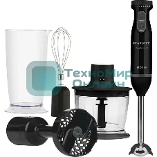 Блендер погружной Scarlett SC-HB42M47 черный, 1500 Вт