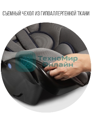 Автокресло ZLATEK KRES4039 Колибри Lux гр.0+, св.серый