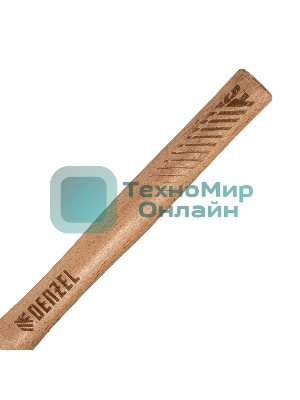 Молоток слесарный Denzel 400 г, кованый квадратный боек, буковая рукоятка