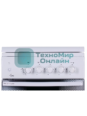 Газовая плита Flama FG 2411 W белый, конфорок 4 шт, духовка 50 л, 50 см x 85 см x 60 см