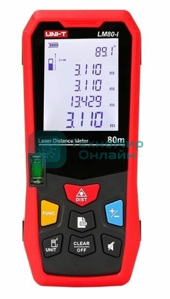 Лазерный дальномер UNI-T LM80-I до 80 метров