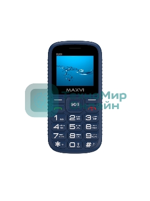 Мобильный телефон Maxvi B201 синий