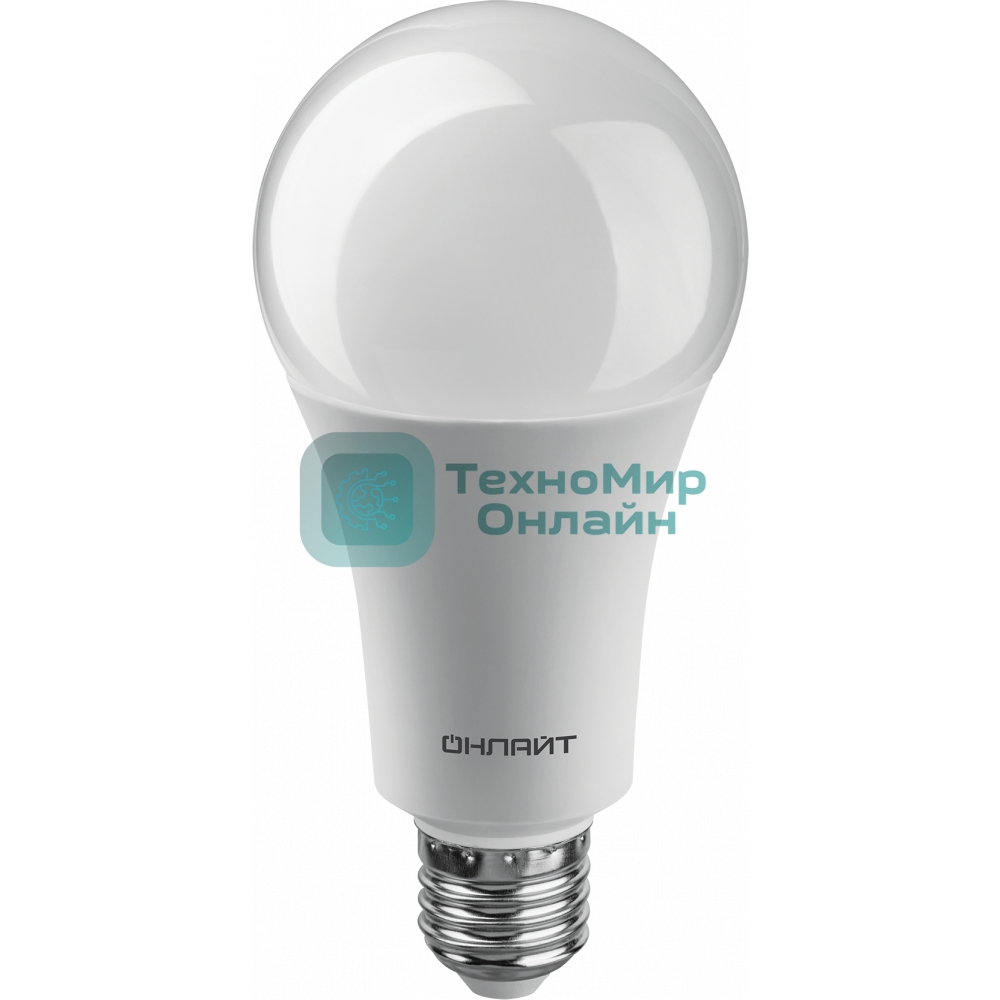 Лампа светодиодная ОНЛАЙТ 61971 OLL-A70-30-230-4K-E27