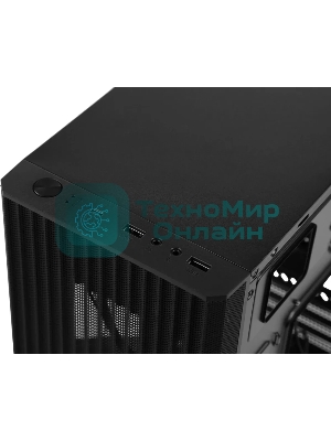Компьютерный корпус AeroCool/Formula Air Mesh G1 черный без БП mATX 1x80мм 2xUSB 2.0 1xUSB3.1 audio bott PSU