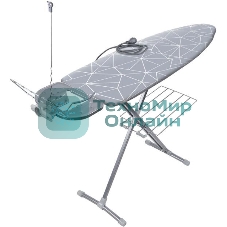 Доска гладильная НИКА Nika best НБТ/4 линии на сером 40х122 см перф. лист, пд/б, удл