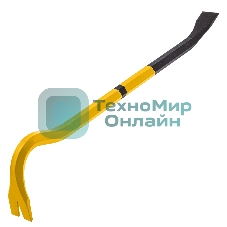 Лом-гвоздодер Denzel 450 мм, шестигранный 16 мм, окрашенный, сталь 65