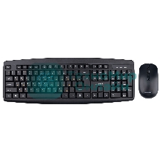 Комплект клавиатура+мышь Gembird KBS-8000 беспроводной, USB, 1600 DPI, чёрный