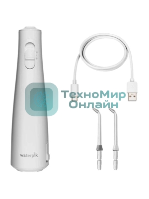 Ирригатор Waterpik WF-21 белый, от аккумулятора, 210 мл, 2 режима