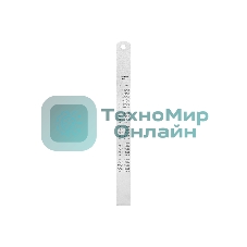Линейка стальная Deli DL8030Y 300мм нержавеющая сталь