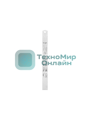 Линейка стальная Deli DL8030Y 300мм нержавеющая сталь