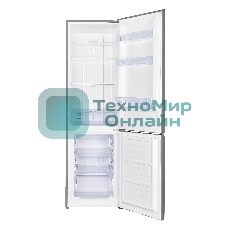 Холодильник Kraft KF-NF293D графит двухкамерный 201/61л морозилка снизу, No Frost