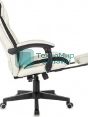 Кресло Бюрократ CH-824MSG-BF слоновая кость, экокожа