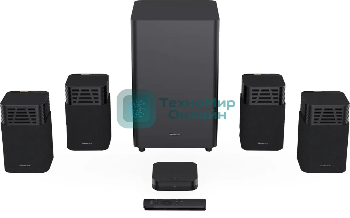 Саундбар Hisense HT SATURN 4.1.2 720Вт+240Вт черный