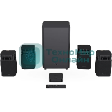 Саундбар Hisense HT SATURN 4.1.2 720Вт+240Вт черный