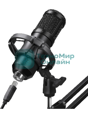 Микрофон Defender Space GMC 450 USB, стойка, провод 1.5 м