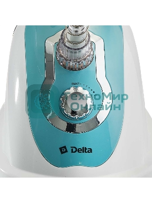 Отпариватель Delta DL-2016S белый/серо-голубой, 2000 Вт, 32 г/мин, 1400 мл