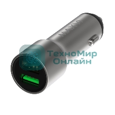 Автомобильное зарядное устройство Maxvi CCM-M242 metallic silver 2.4A 2xUSB