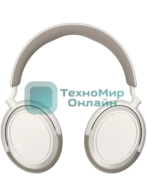 Беспроводные/проводные наушники Sennheiser Accentum Plus белый, полноразмерные, Bluetooth + Jack 3.5 мм, активное шумоподавление, до 50 ч