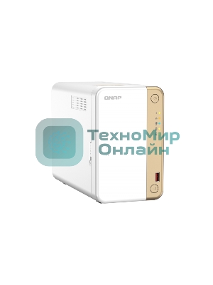 Сетевое хранилище channel QNAP TS-262-4G NAS 2 HDD trays, 2 x M.2 NVMe PCIe Gen 3 x1, 2-core Intel Celeron N4505 2.9 GHz, 4 Gb RAM (4Gb max), 1x2.5 Gigabit Ethernet, Slot PCIe Gen 3 x2, 2 USB 3.2 Gen 2 (10Gbps) Port, 2xUSB USB 2.0 port, 1xHDMI 2.0