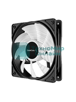 Вентилятор для корпуса DEEPCOOL RF120B черный, 120 мм, 1300 об/мин, 21.9 дБ, 3 pin