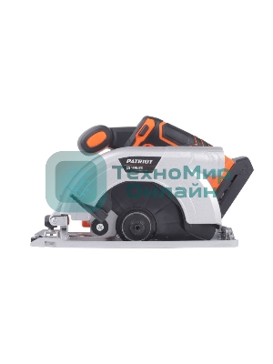 Пила циркулярная аккумуляторная PATRIOT CS 165UES, 4500 об/мин, диск 165мм, 21В