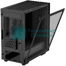 Компьютерный корпус Deepcool CH370 черный без БП mATX 1x120мм 1xUSB 2.0 1xUSB 3.0 audio bott PSU