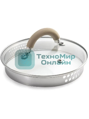 Кастрюля LARA LR02-345 Берлин 7 л 26x14 см нержавеющая сталь, с крышкой