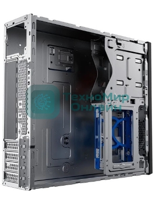 Компьютерный корпус EL555BK PM-300TFX 80+Bronze U3.0*2+U2*2+2*combo Audio; fan 9см; intrusion switch POWERMAN Slim Case 6143524