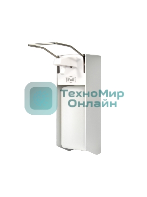 Локтевой дозатор для жидкого мыла и дез. растворов, 1000 мл, Puff-8191, 26х23х10 см