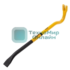 Лом-гвоздодер Denzel 450 мм, шестигранный 16 мм, окрашенный, сталь 65