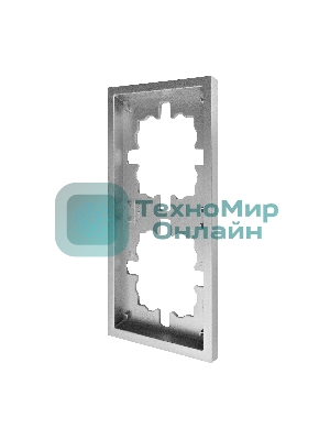 Рамка 2-мест. горизонт. ZIMA серый матовый LEZARD 704-7400-147