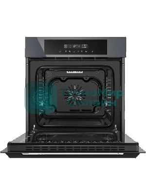 Шкаф духовой электрический Maunfeld AEOD60103G1, 60л, дверца с 3 стеклами, графит