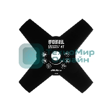 Диск для триммера Denzel 255 х 25,4, толщина 1,6 мм, 4 лезвия