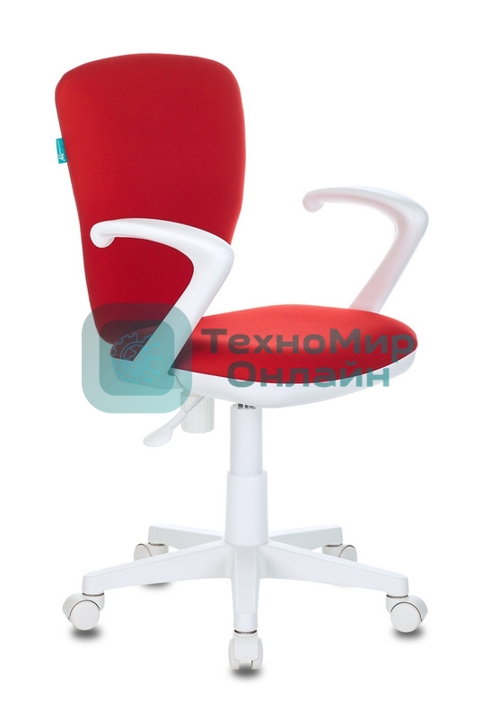Кресло Бюрократ KD-W10AXSN/26-22 красный, ткань, 120 кг