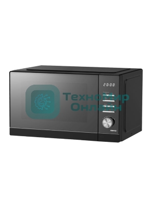 Микроволновая печь Centek CT-1564 черный, 23 л, 800 Вт, переключатели - кнопки, поворотный механизм