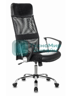 Кресло Бюрократ CH-600SL черный, экокожа