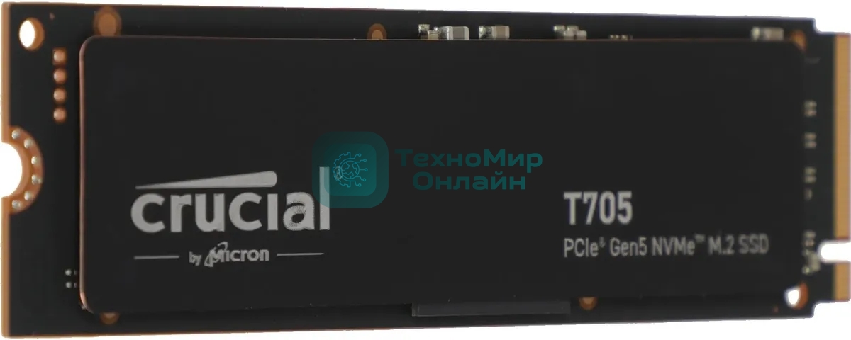 Накопитель SSD Crucial T705 4Tb PCIe Gen5 NVMe M.2 SSD CT4000T705SSD3