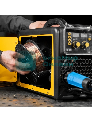 Аппарат инверторный полуавтоматической сварки Denzel MIG-160, 160 А, ПВ 60%, катушка 5 кг