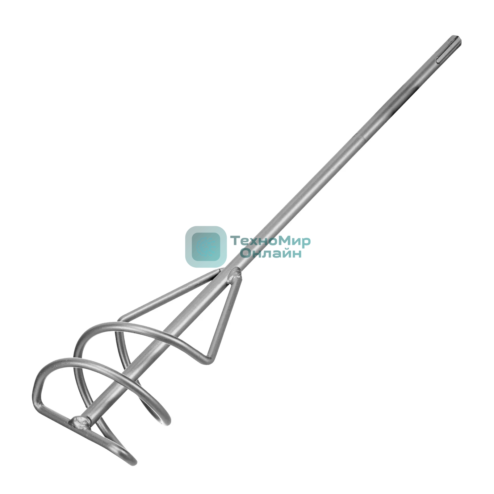 Миксер Сибртех для строительных смесей, 80х400 мм, хвостовик SDS plus