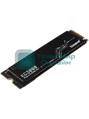 Накопитель SSD Kingston KC3000, 4Tb, PCIe 4.0 x4, M.2 2280, NVMe, R/W 7000/7000, с радиатором