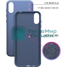 Чехол (клип-кейс) BoraSCO для Xiaomi Redmi 9A синий (39189)