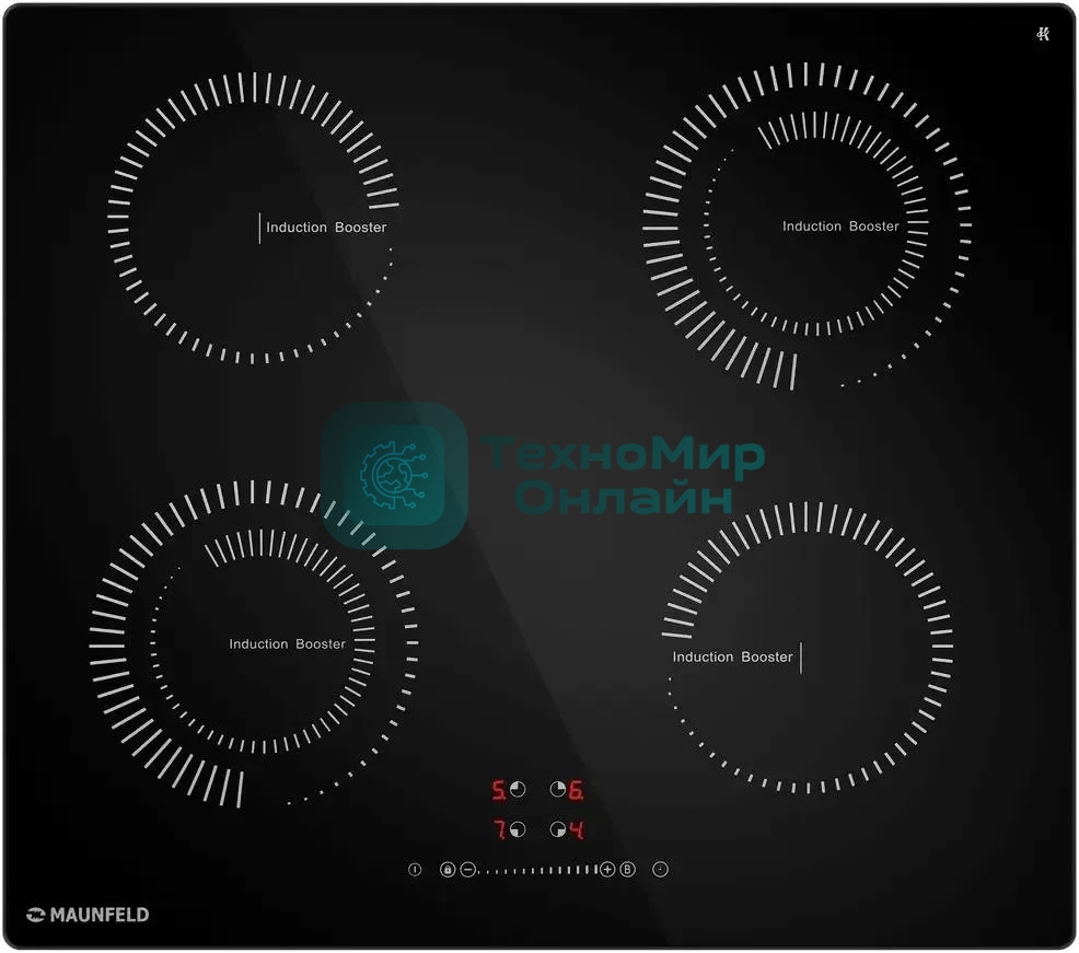 Индукционная варочная панель Maunfeld CVI594STBKC черный