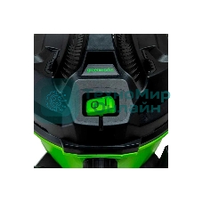 Строительный пылесос GreenWorks G120WDV (4701207) зеленый, 1300 Вт, уборка сухая/влажная, пылесборник контейнер, 34 л