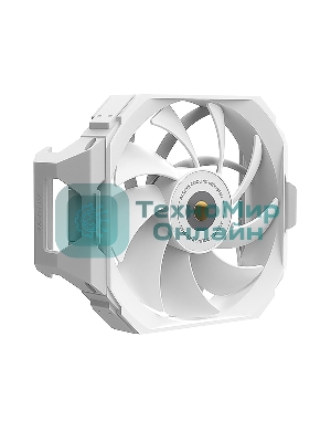 Кулер для процессора Alseye i600-W белый, 120 мм, алюминий/медь, 2300 об/мин, 37.8 дБ, 4 pin, 265 Вт, 160 мм