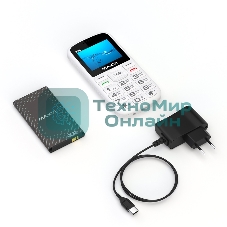Мобильный телефон Maxvi B201 белый