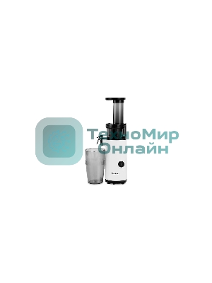 Соковыжималка Blackton Bt J3110 белый/черный, шнековая вертикальная, 130 Вт, 600 мл, электронное, реверс
